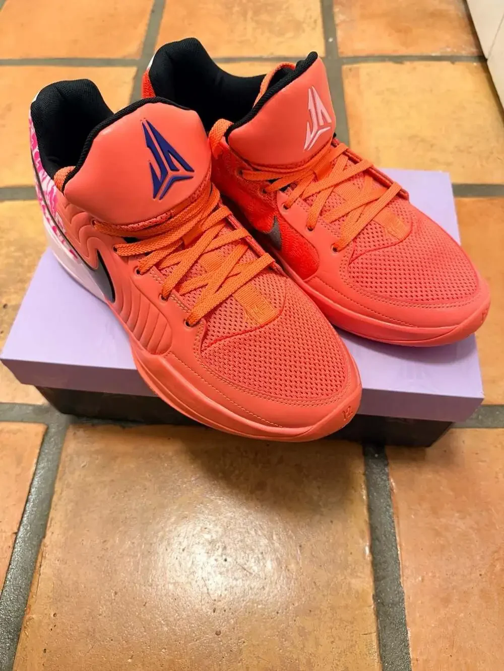 Nike Ja 2 Heart Eyes “Valentine” Basketball Shoes Size 12